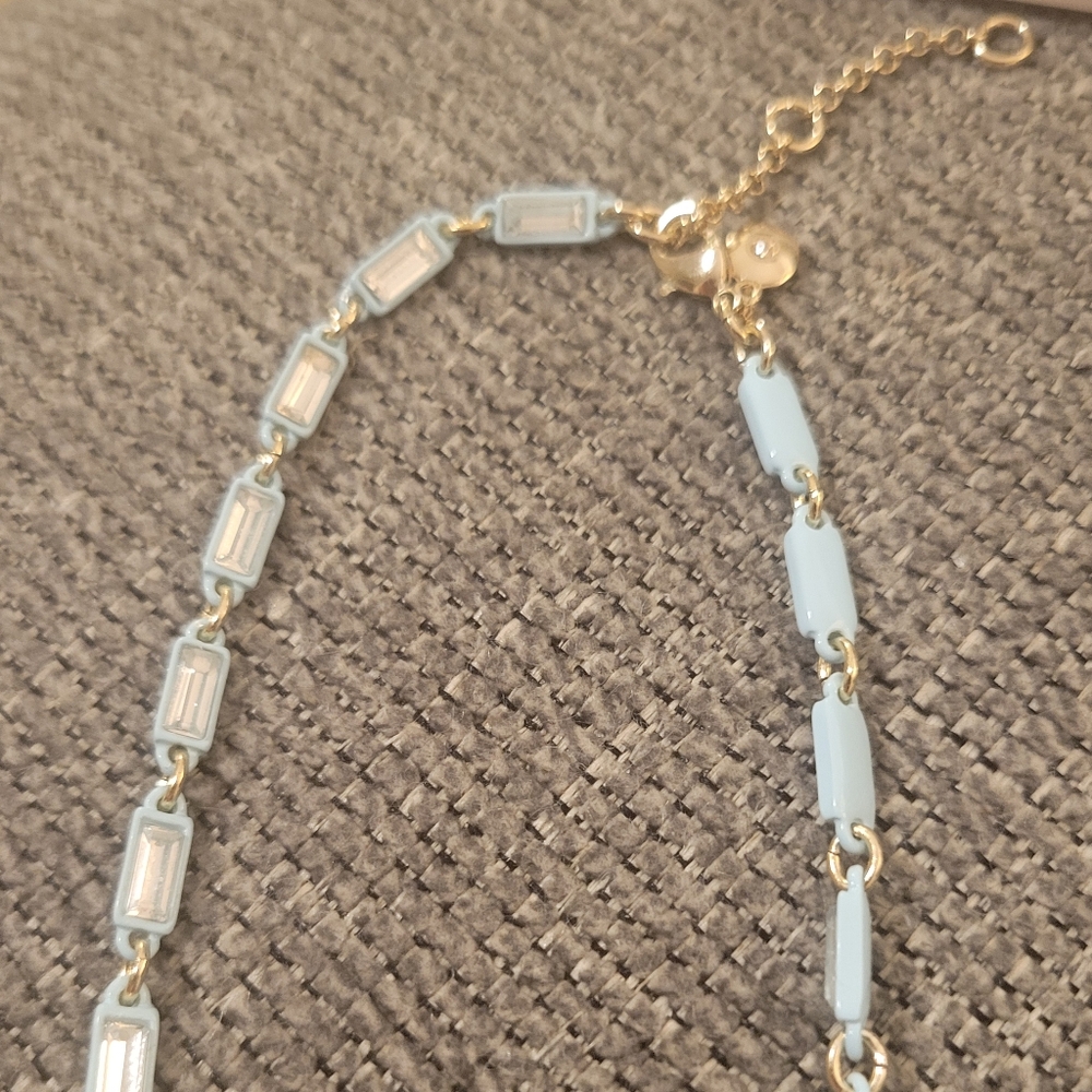 JCrew Rhinestone & Enamel Necklace - Picture 2 of 10